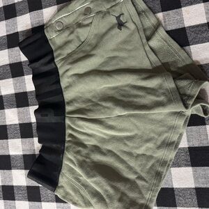 PINK Victoria's Secret Olive and Black Shorts